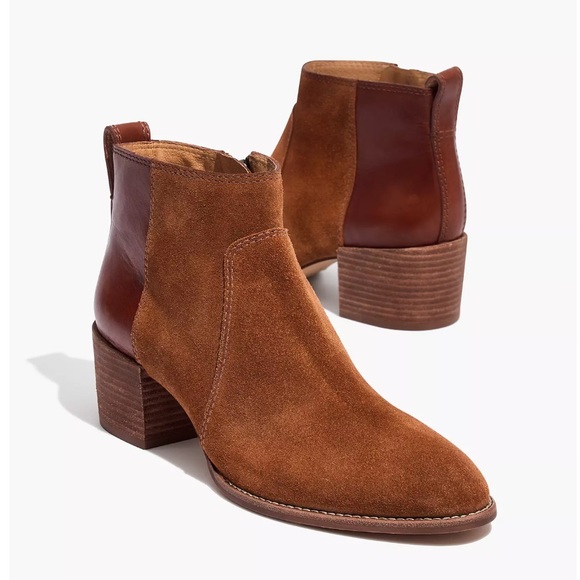 Madewell Shoes - NIB Madewell The Asher Boot in Suede and Leather